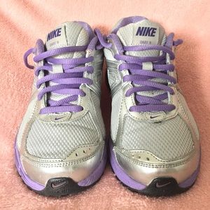Brand New Nike Dart 9 Size 6 Purple Silver Grey